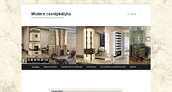 Desktop Screenshot of moderncserepkalyha.hu